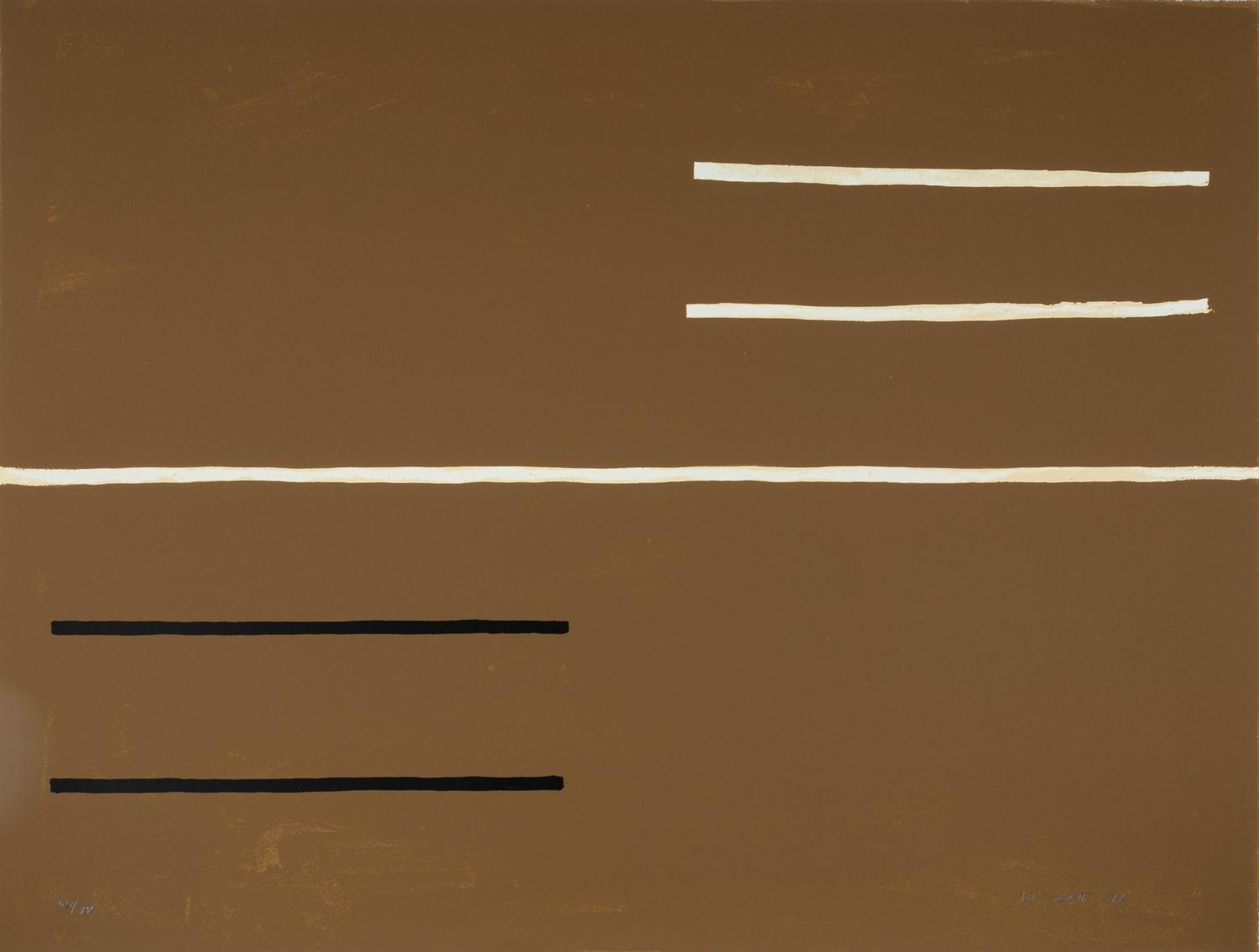 Estate Landscape and Divided Counterchange (two prints from A Poem for Alexander ), 1972
