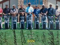 A 2004 Chrysler Golf Shootout Chicago Sports Stars Multi Signed Autograph Photo Including Michael Jordan (Beckett Authentication Services Letter BAS Certified),