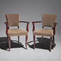Eugène Printz (French, 1889-1948) — Pair of French Art Deco Armchairs, c. 1937