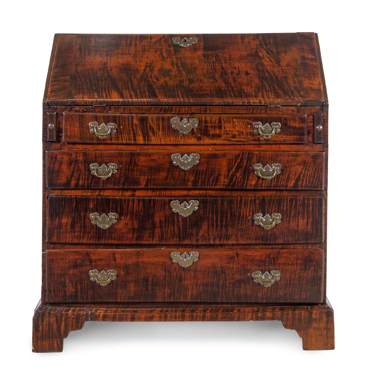 A Federal Maple Slant Front Desk