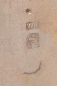 Four Chinese and Vietnamese Export Silver Tea Wares