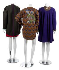 Two Geoffrey Beene Coats and One Ensemble, Fall 1988