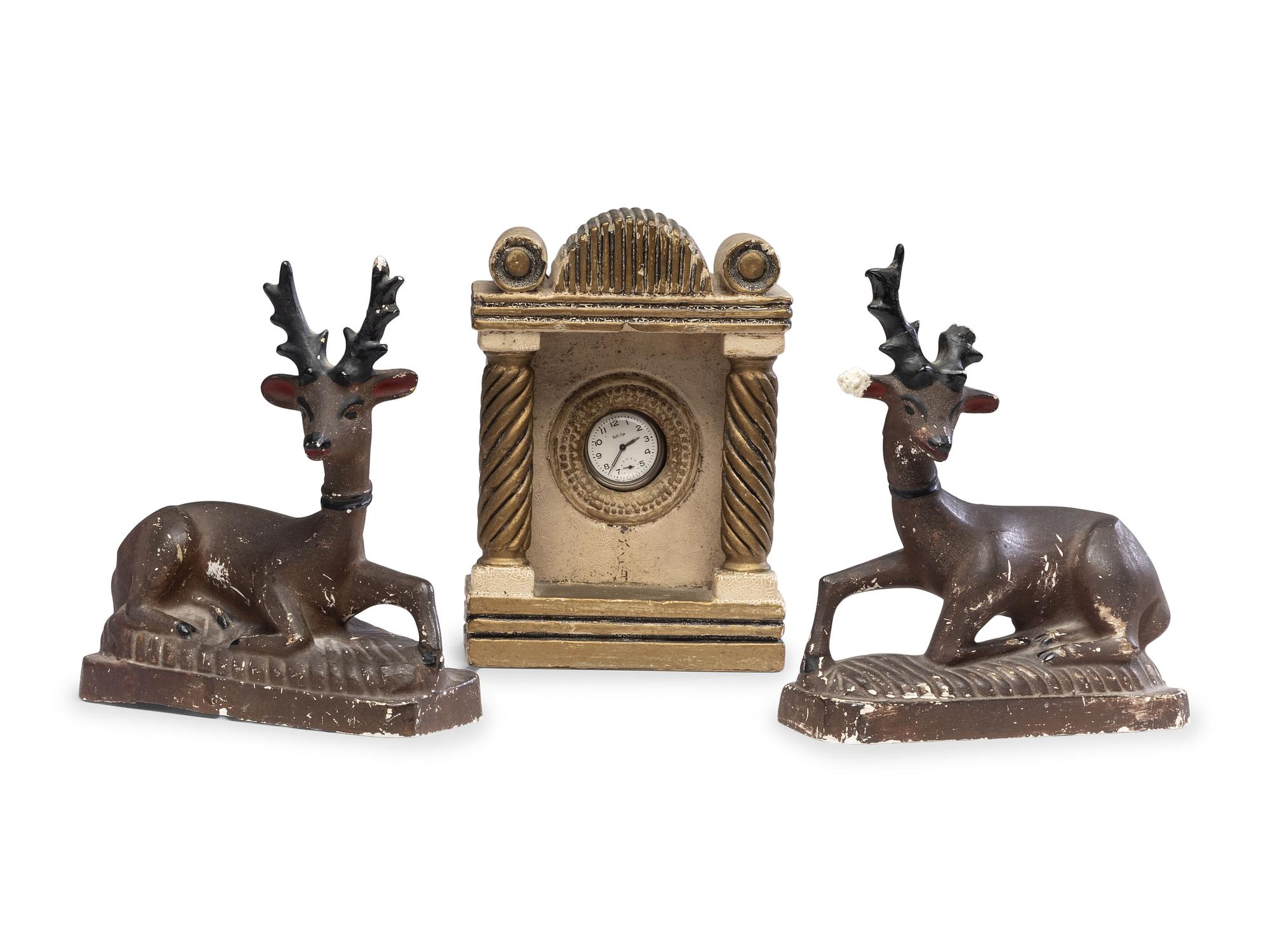 A Neoclassical Carved Limestone Watch Hutch