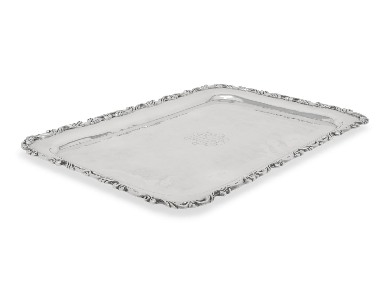 A Mexican Silver Tray