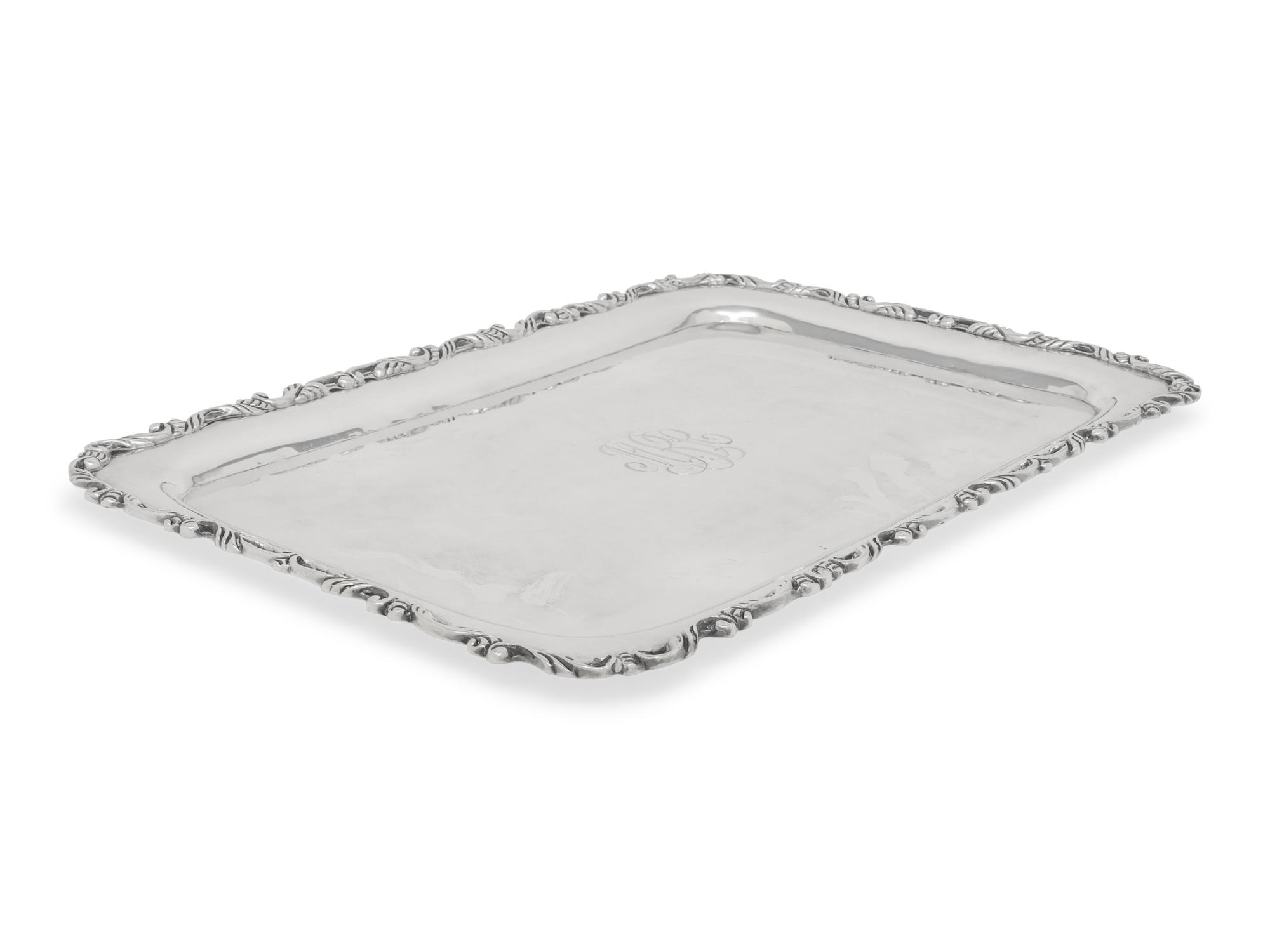 A Mexican Silver Tray
