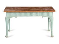A French Provincial Painted Console Table