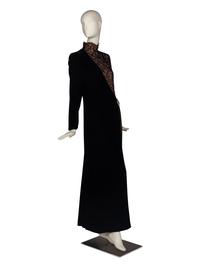 Bob Mackie Lace & Velvet Gown