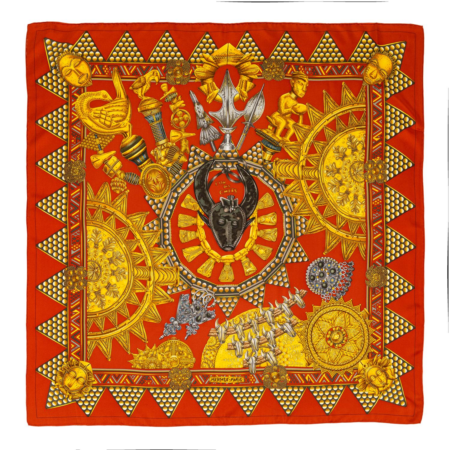 Hermès 90cm Silk Scarf