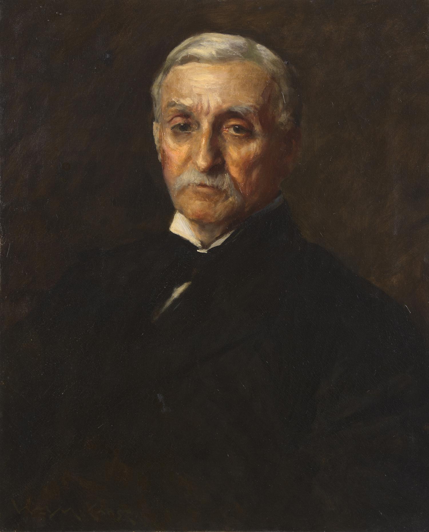 William Merritt Chase (American, 1849-1916) — Portrait of George Washington Martin , 1904