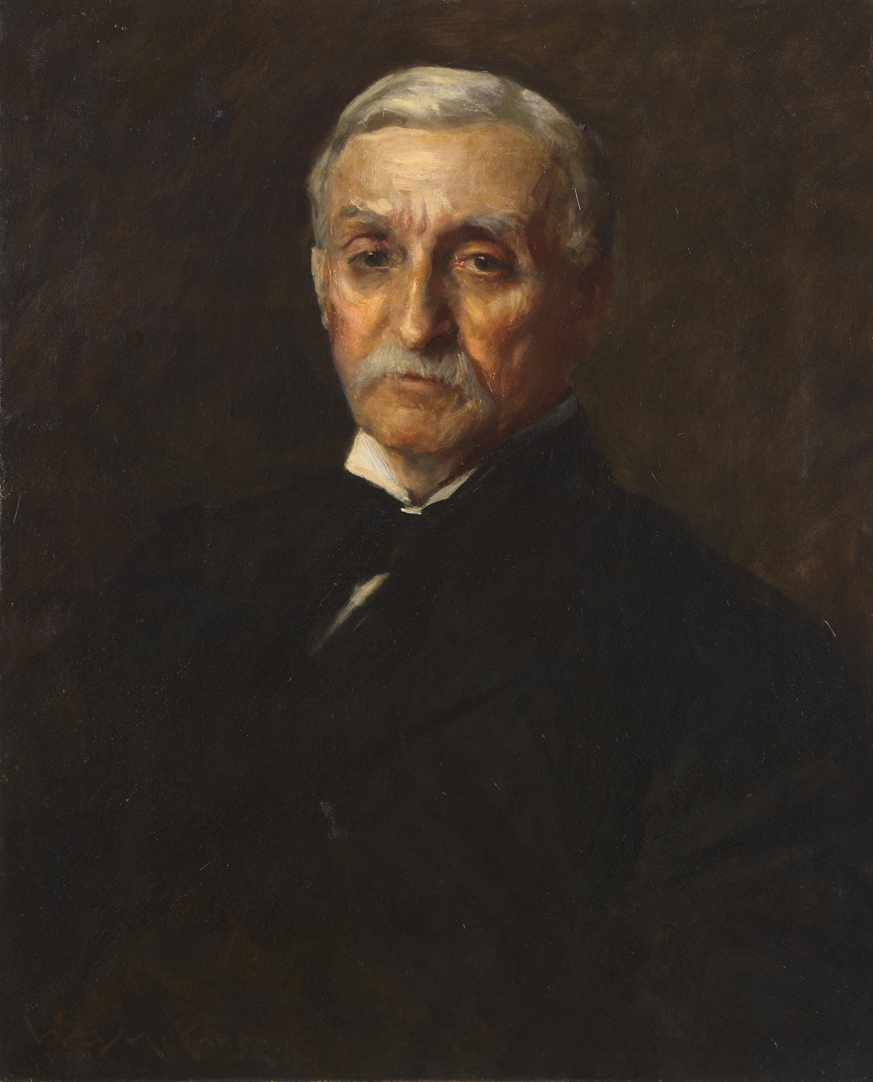 William Merritt Chase (American, 1849-1916) — Portrait of George Washington Martin , 1904
