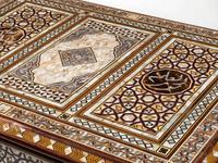 A Levantine Mother-of-Pearl Marquetry Side Table