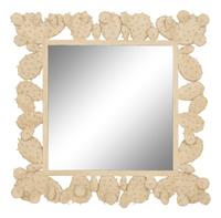 A Whimsical Painted Metal Cactus Framed Mirror