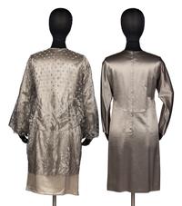Dress, Three-Piece Ensemble, and Scarf by Geoffrey Beene
