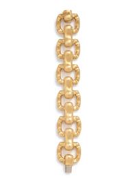 Gold Bamboo Motif Bracelet
