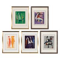 Marino Marini (Italian, 1901-1980) — 5 Works from Shakespeare I and II, 1978