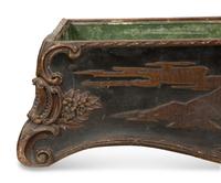 An Italian Louis XV Style Painted and Parcel Gilt Jardinière