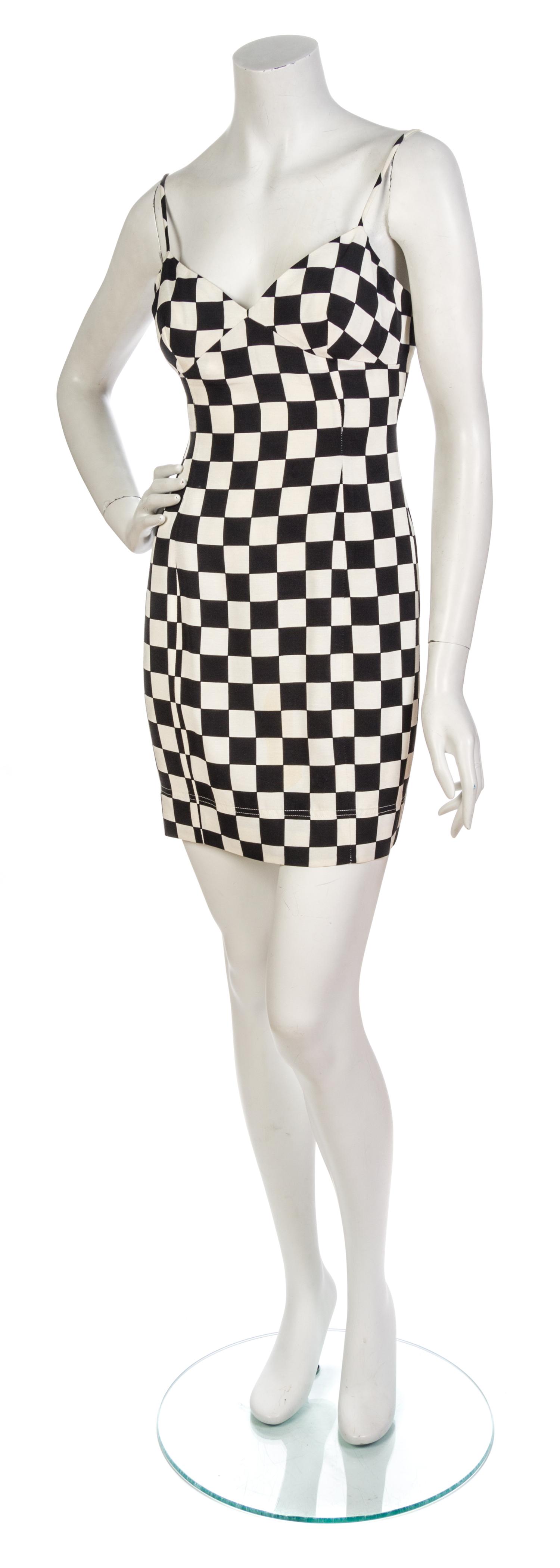 A Moschino 'Popeye' Dress Ensemble, Dress Size 6, jacket size 12.