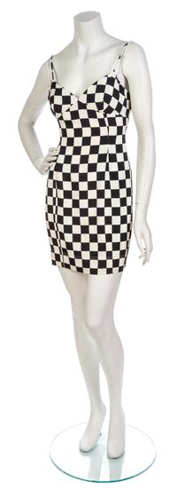 A Moschino 'Popeye' Dress Ensemble, Dress Size 6, jacket size 12.