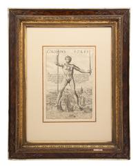 Anonymous engraver, published by Gerard de Jode. Colossus Solis (New Hollstein 623)