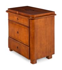 A Biedermeier Birch Commode
