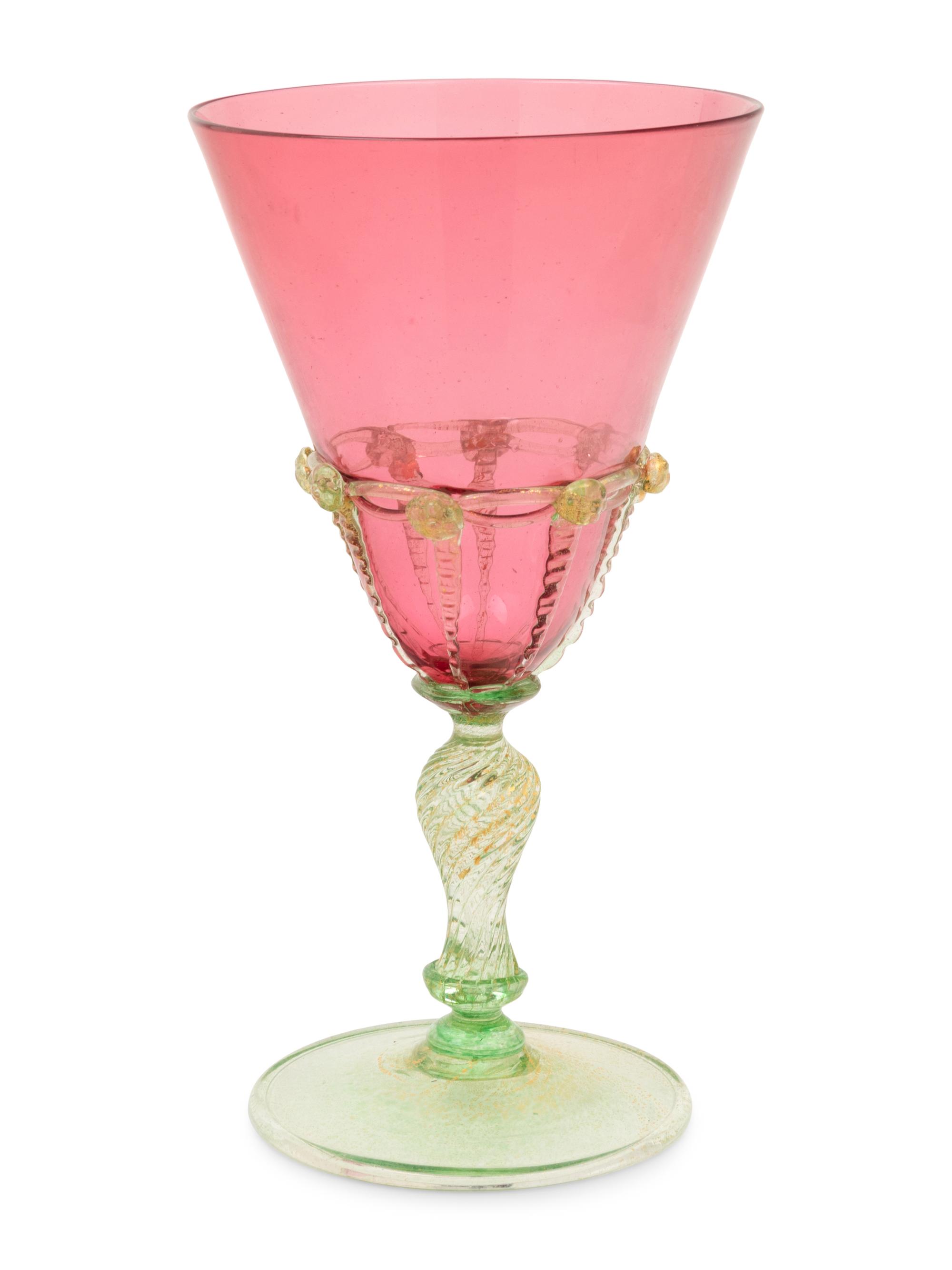 A Murano Glass Table Service