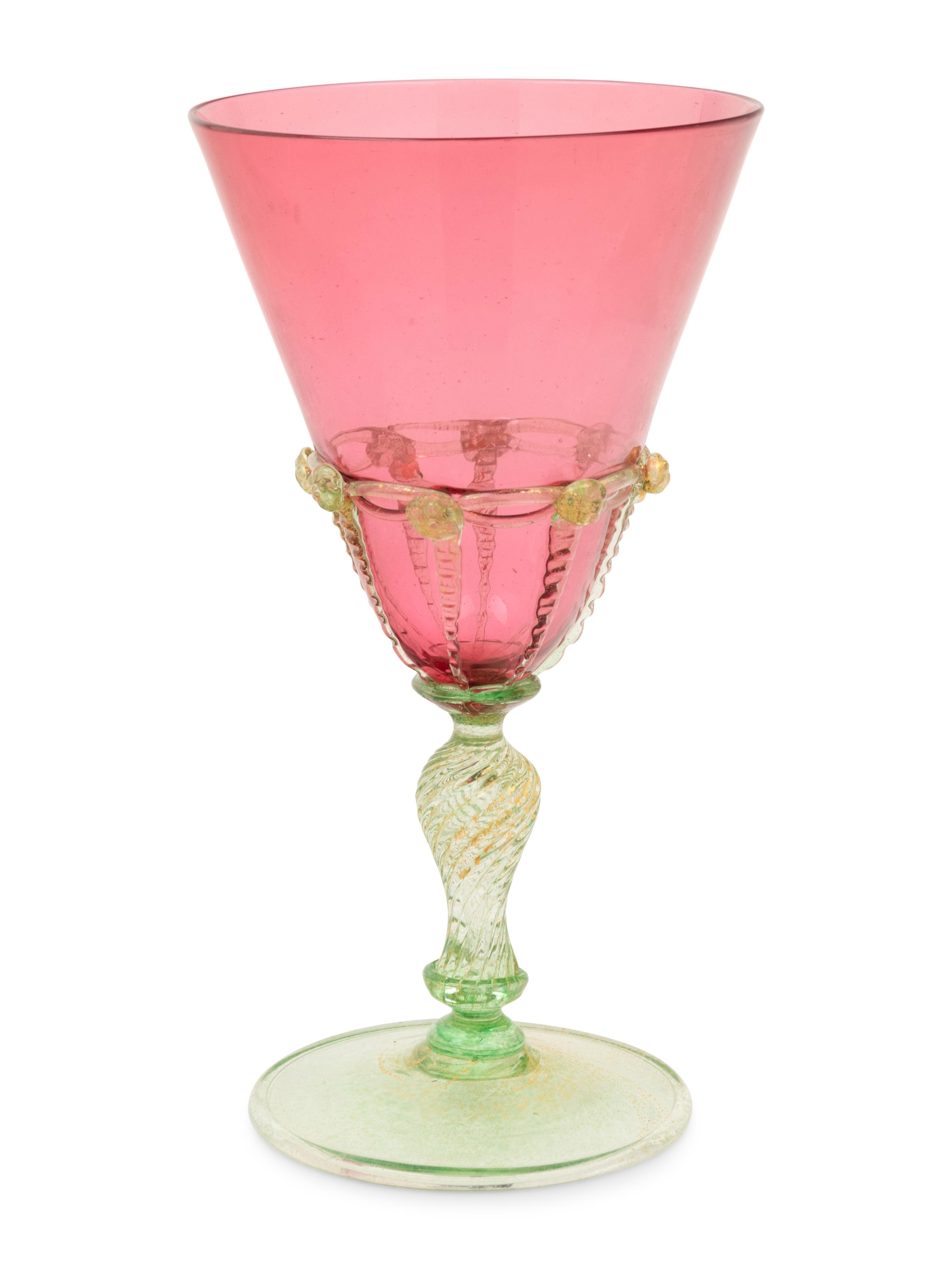 A Murano Glass Table Service