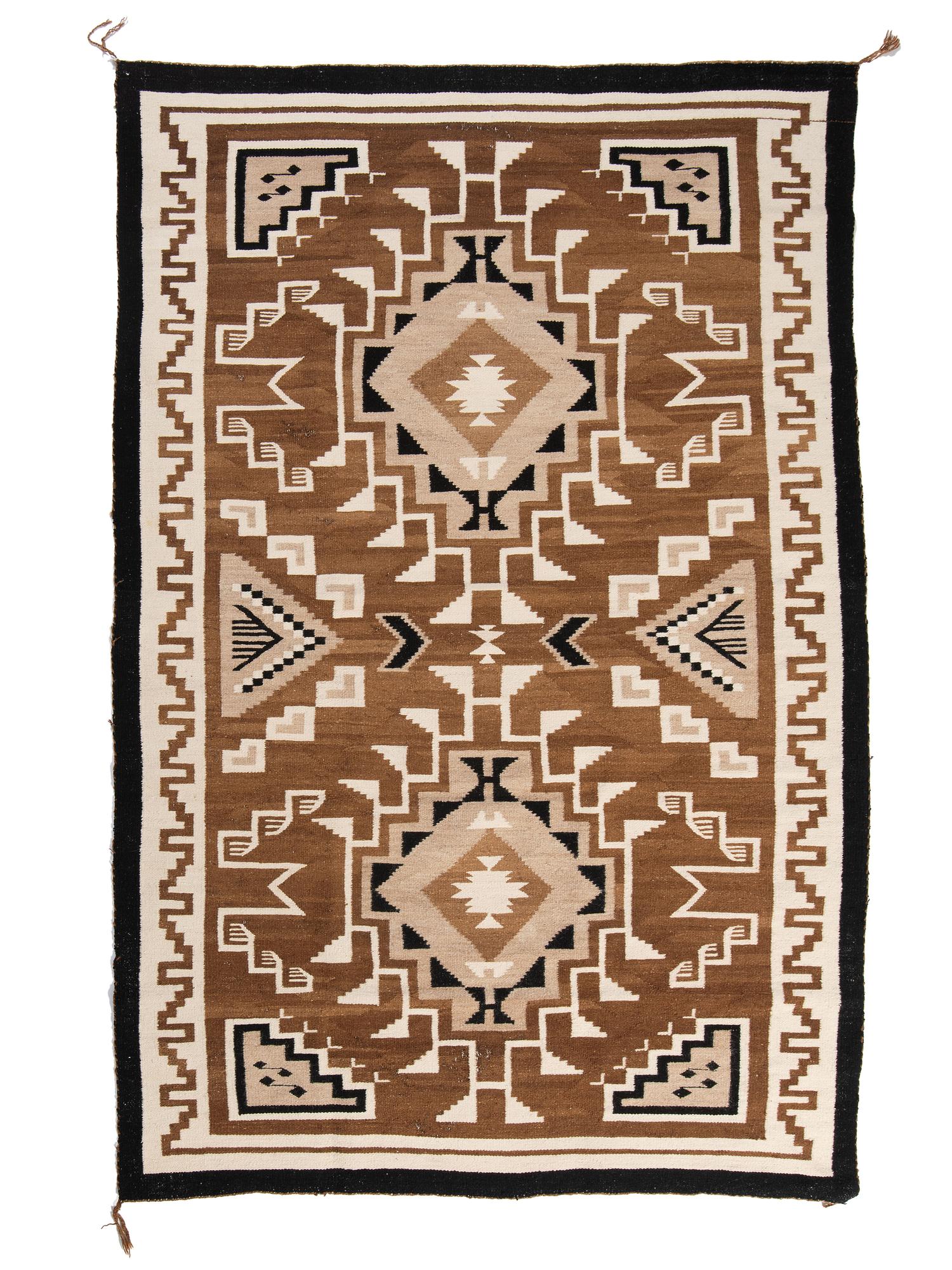 Navajo Two Grey Hills Weaving / Rug