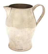 An American Silver Pitcher, Boardman, Connecticut, 20th Century, reproduction Paul Revere style, monogrammed