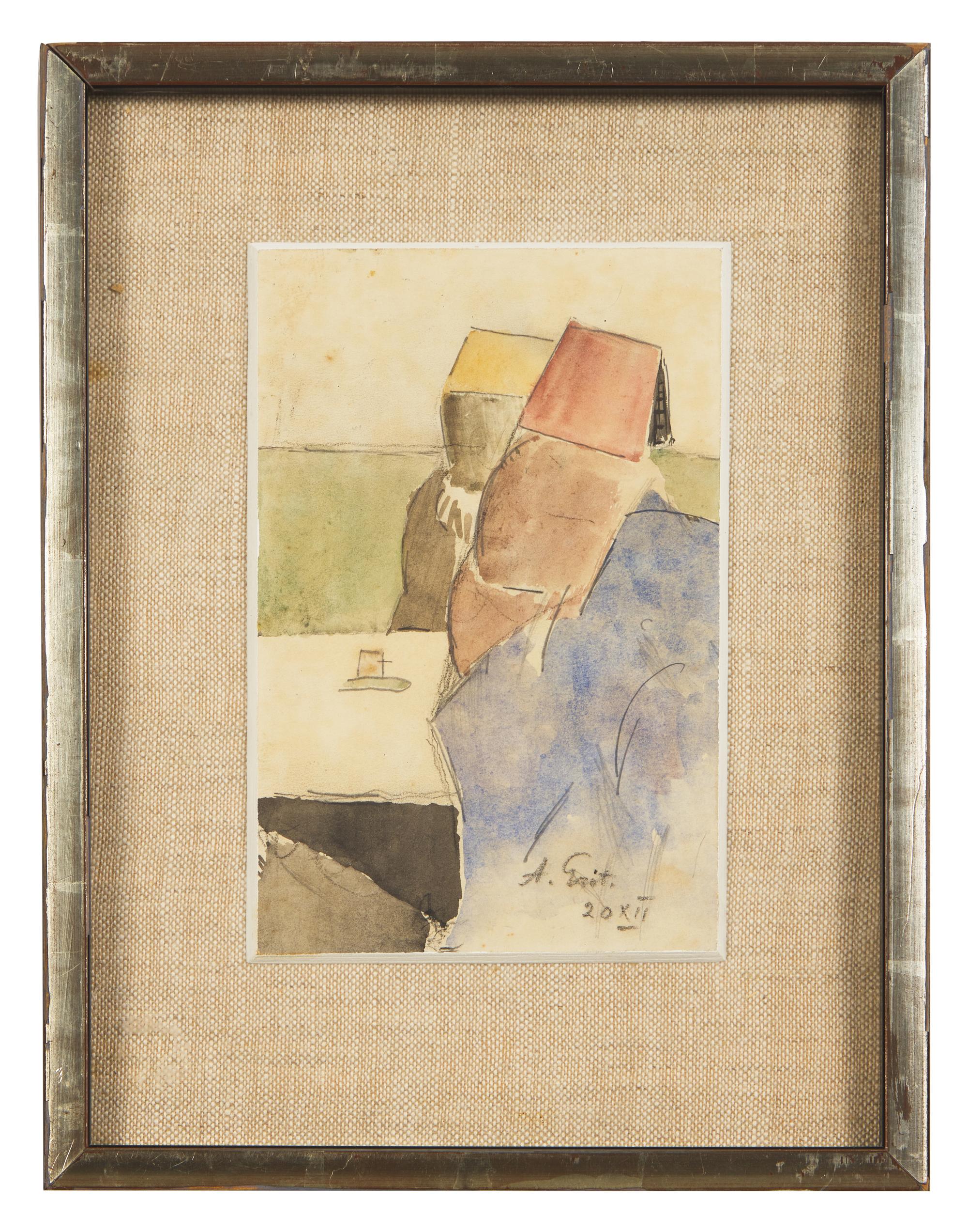 Two Men at a Table , circa 1960-65
