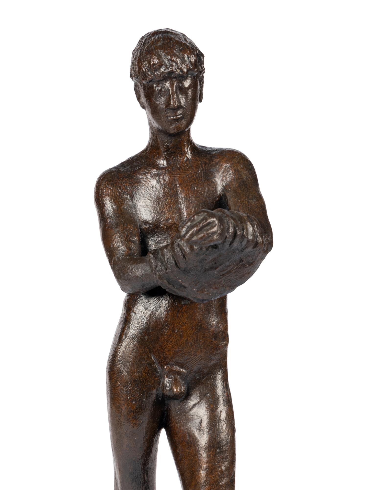 Hemdauszieher (Standing Nude Man Undressing) , conceived in 1944