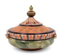 A Mackenzie Childs Terracotta Tureen