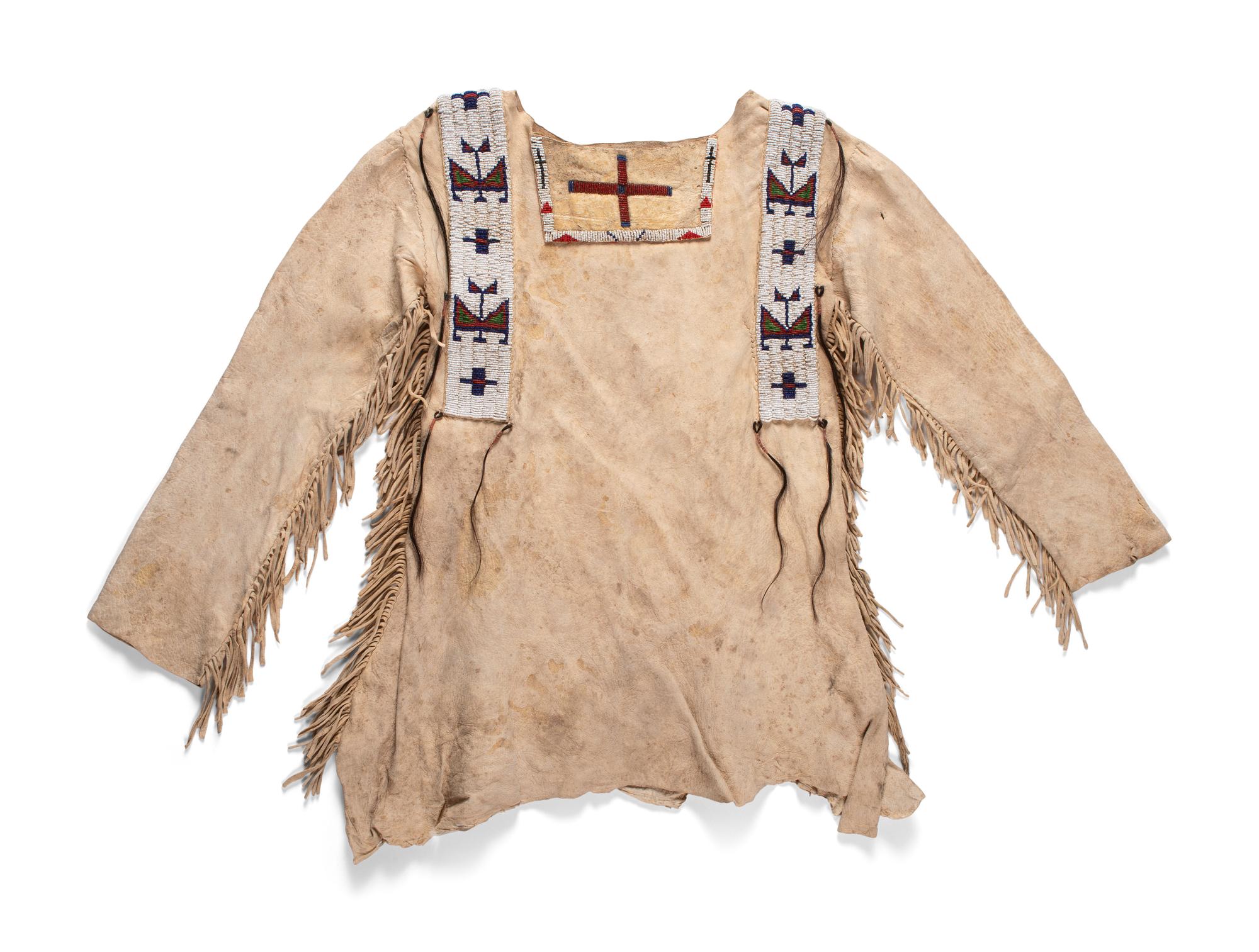 Plains Beaded Hide Shirt