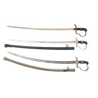 Lot of Three German M1890 Sabers