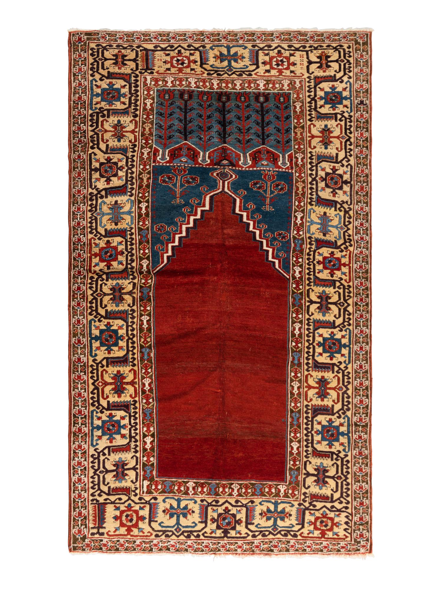 A Ladik Wool Prayer Rug
