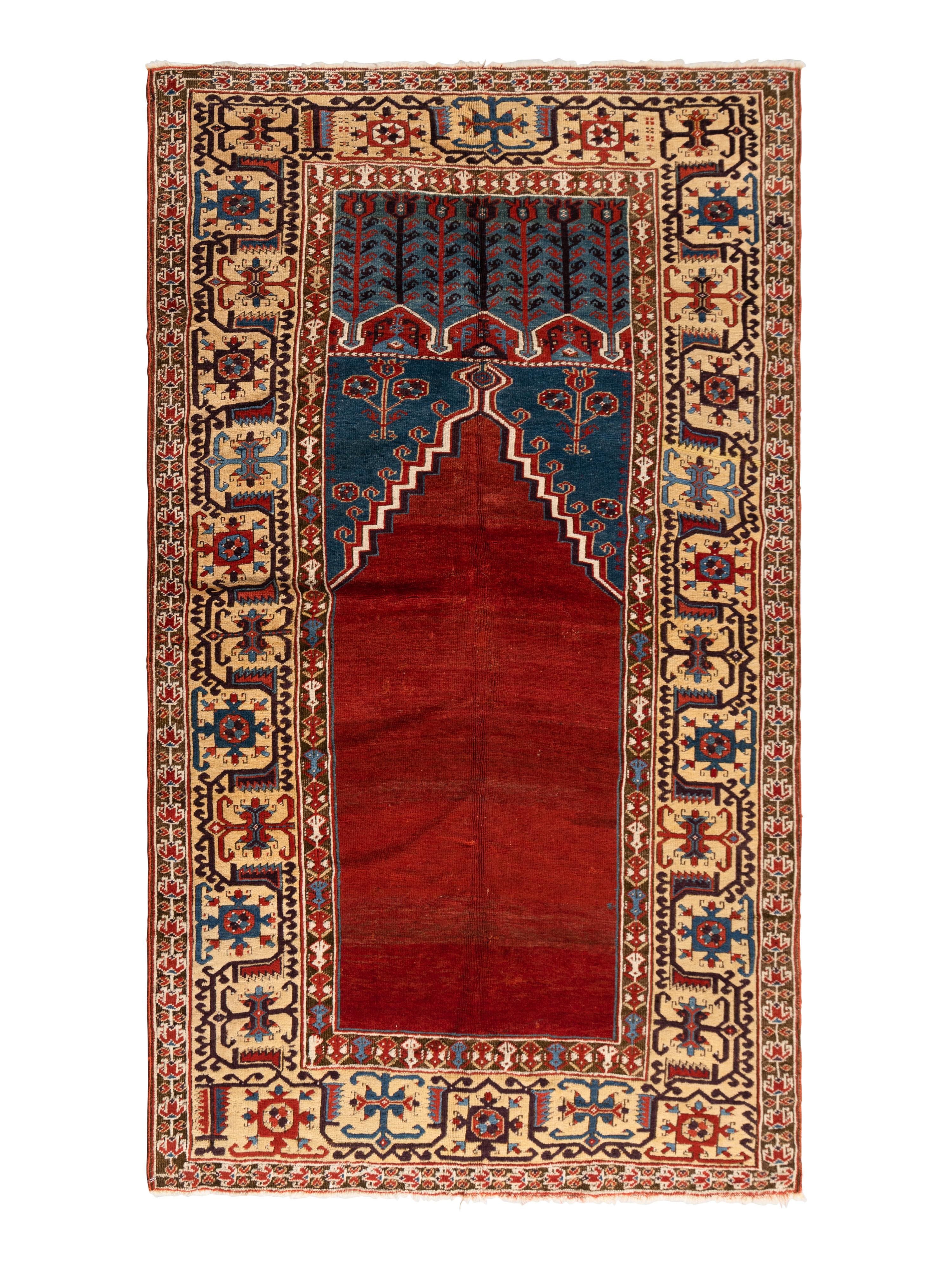 A Ladik Wool Prayer Rug