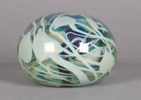 A Charles Lotton Paperweight, Diameter 5 1/2 inches.