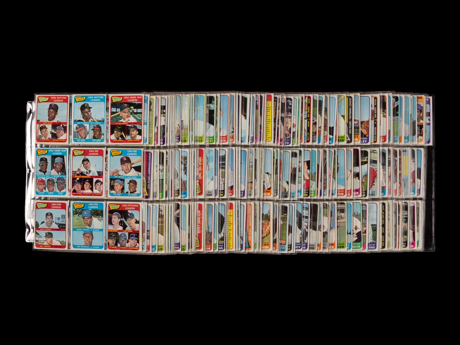 A Near Set of 1965 Topps Baseball Cards (576/598)