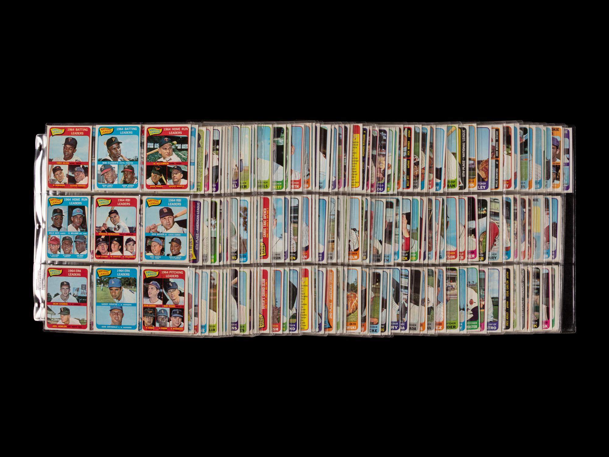 A Near Set of 1965 Topps Baseball Cards (576/598)