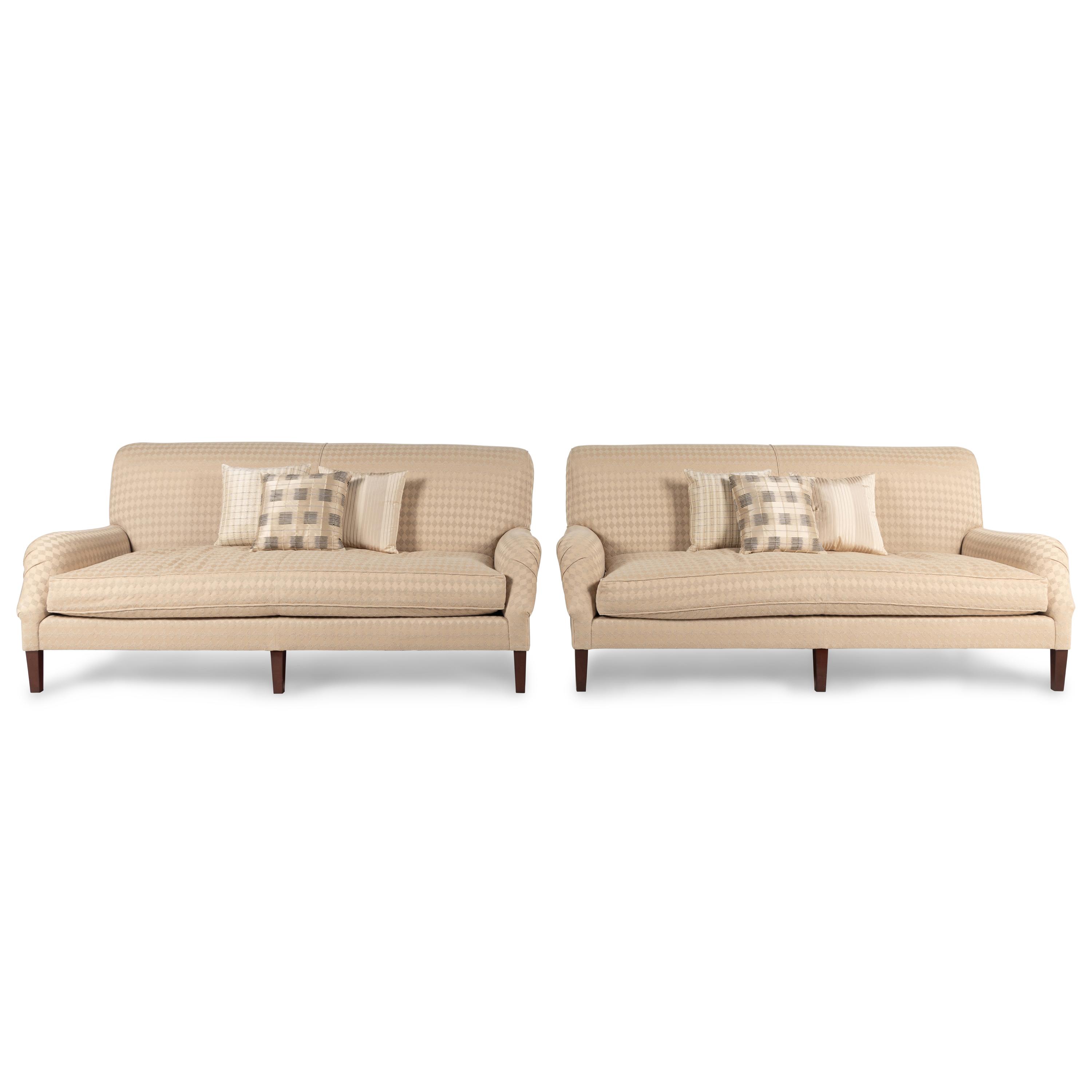 A Pair of Upholstered Sofas