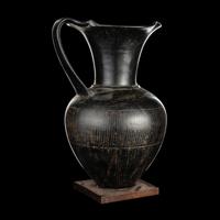 An Etruscan Bucchero Pitcher