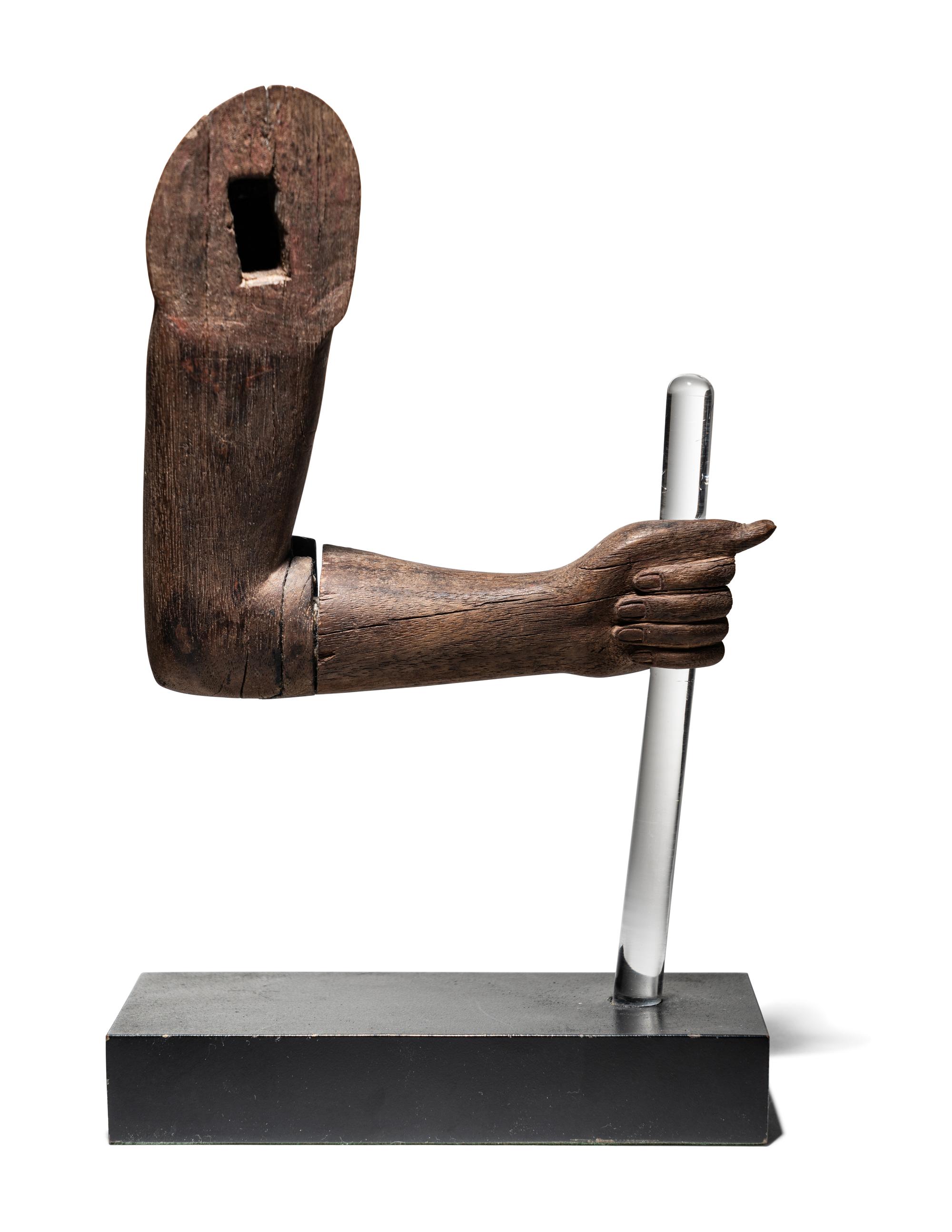 An Egyptian Wood Left Arm