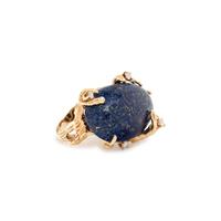 LAPIS LAZULI AND DIAMOND RING