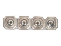 A Set of Four Currier & Roby Silver Taper Sticks