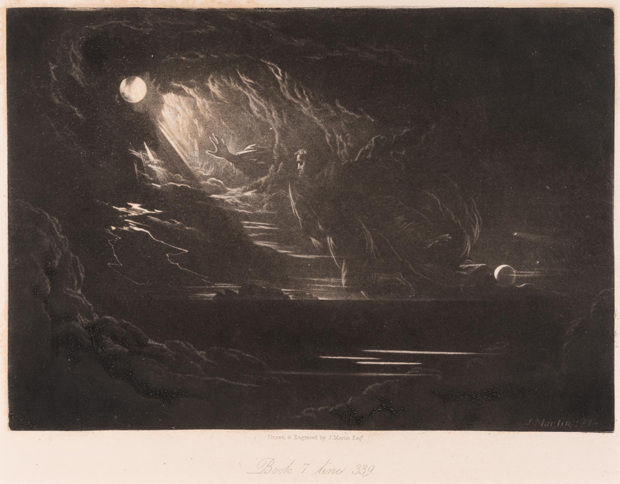 [MILTON, John]. MARTIN, John, illustrator (1789-1854). [ The Paradise Lost of Milton with Illustrations by John Martin ]. [London: Charles Tilt, 1833].