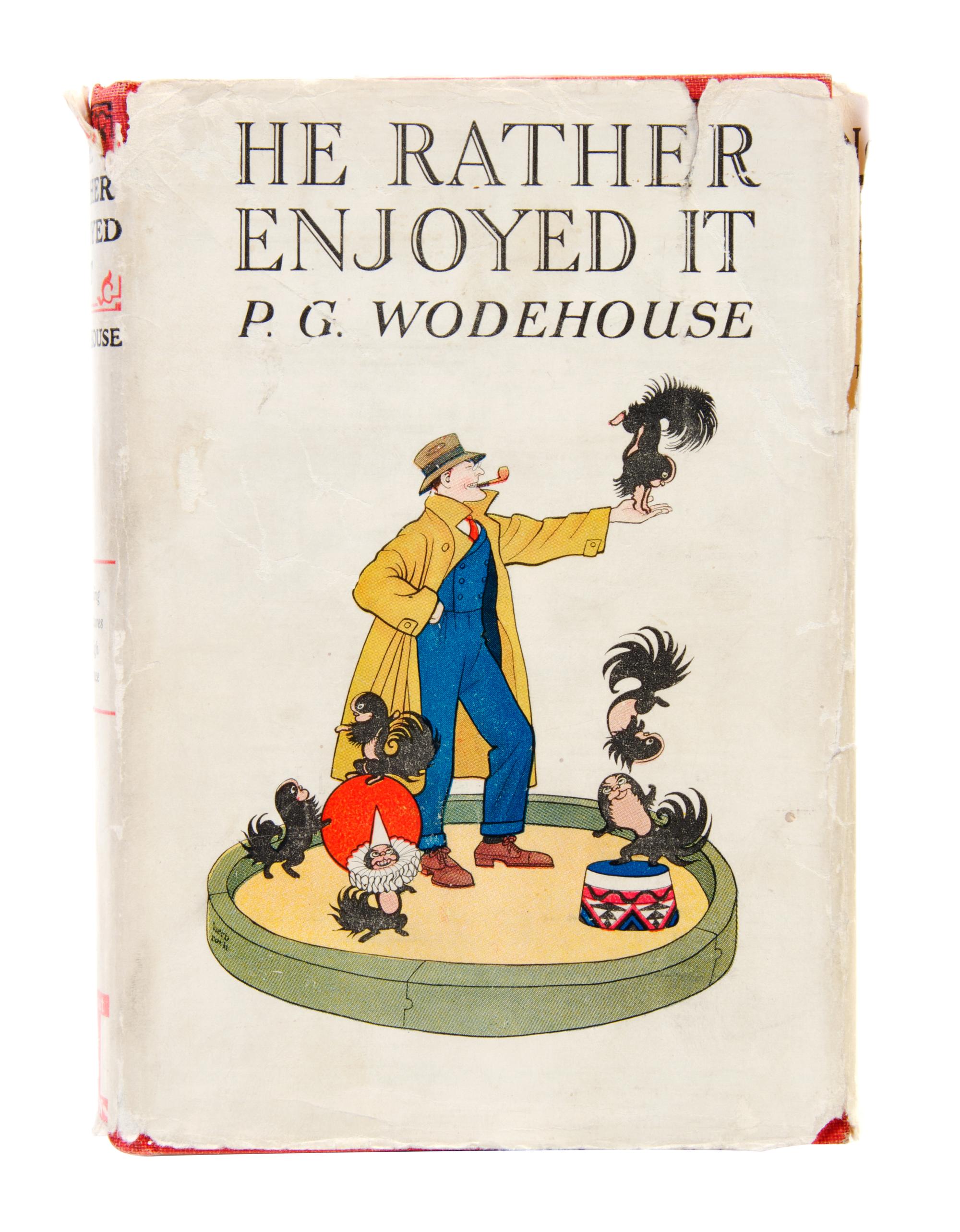 WODEHOUSE, P.G. He Rather Enjoyed It. New York, (1925). First American edition. With dust jacket.