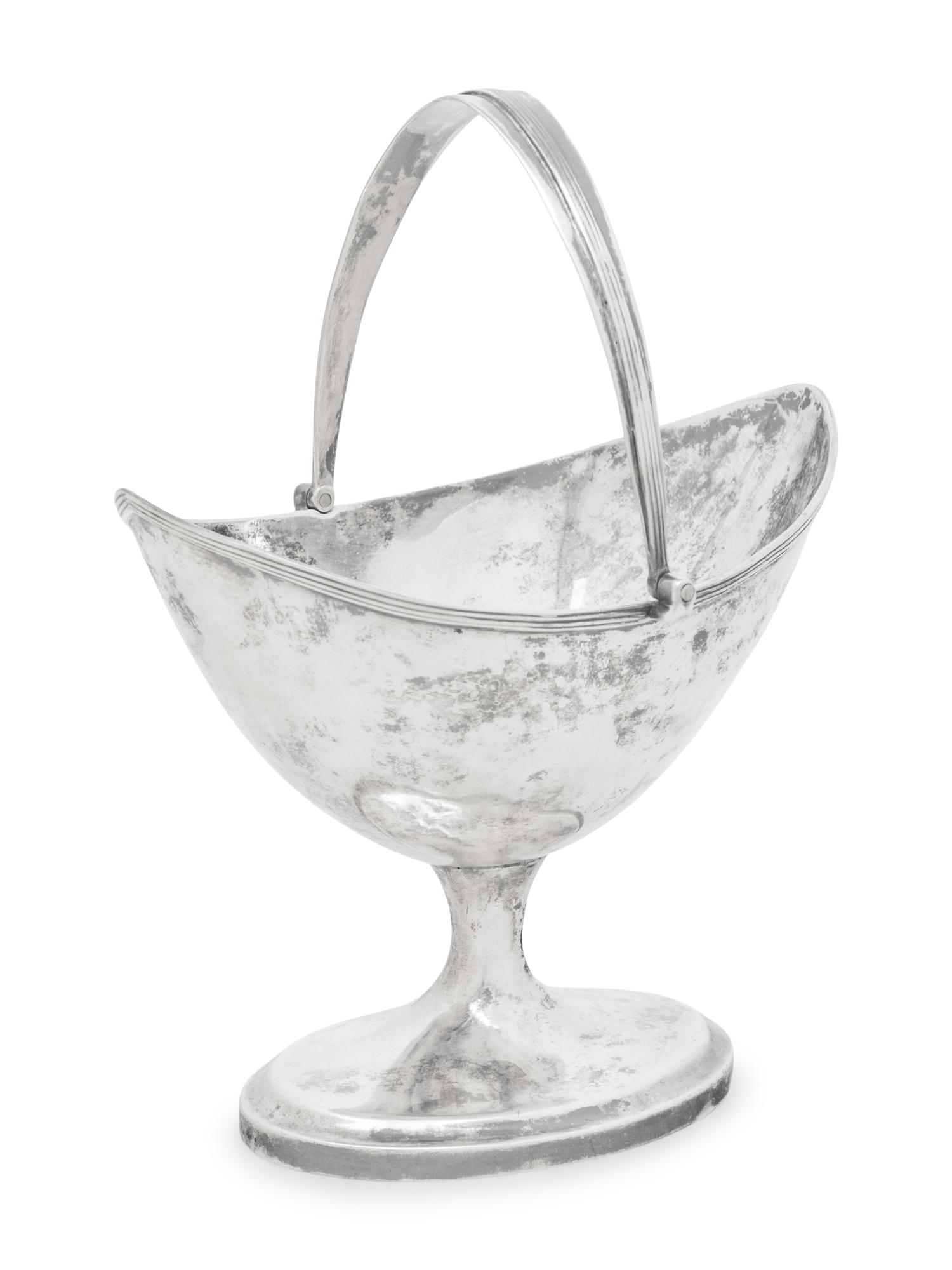 A Provincial Irish George III Silver Sugar Basket