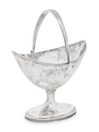 A Provincial Irish George III Silver Sugar Basket