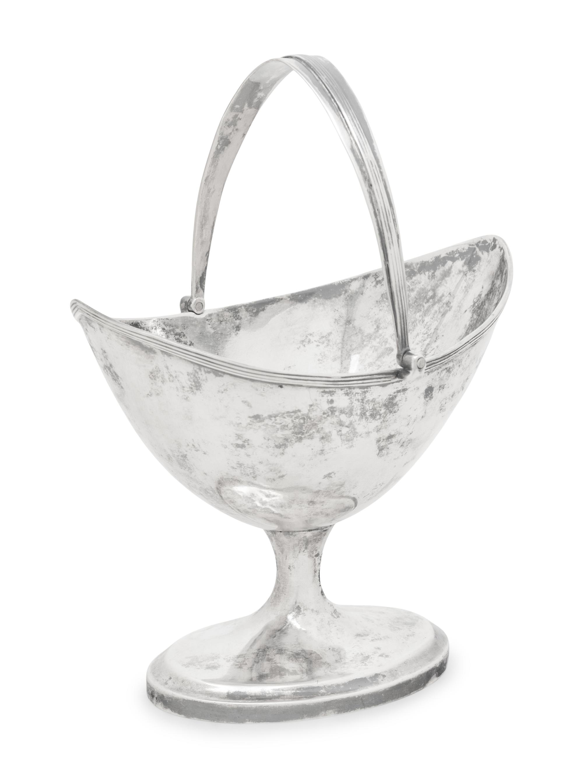 A Provincial Irish George III Silver Sugar Basket