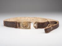 [CIVIL WAR]. US Model 1851 enlisted cavalryman’s sword belt equipped with a Model 1851 enlisted sword belt plate.