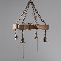 Collection of hanging light fixtures, three